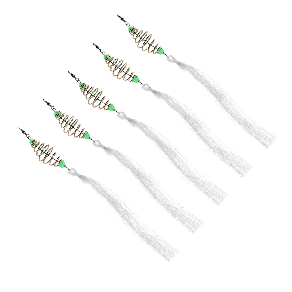 

5Pcs Portable Fishing Trap Net - Lightweight Foldable Nylon Iron Construction for Easy Storage and Transport Anywhere