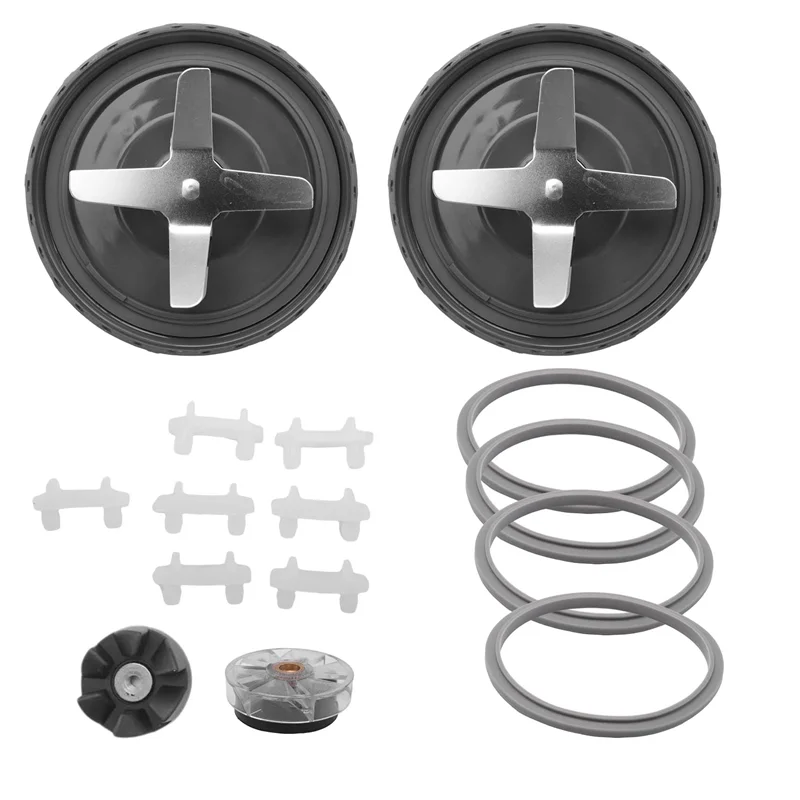 

A74U Blender Blade Accessories Kit Including Extractor Blade Gasket Shock Pad And Gear For Nutribullet 600W 900W Blender