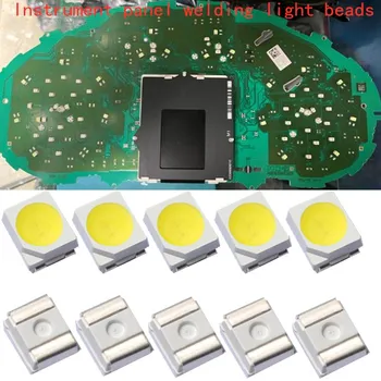 100pcs LED 3528 SMD Car Cluster Gauges Dashboard Instrument panel welding light beads Instruments Panel Light Neo Wedge Bulbs