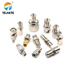 1PCS FME  Adapter SMA/BNC/TNC-FME/F/UHF Male to Female Plug Jack Straigh Inner Screw to Inner Hole RF Coaxial Connecto