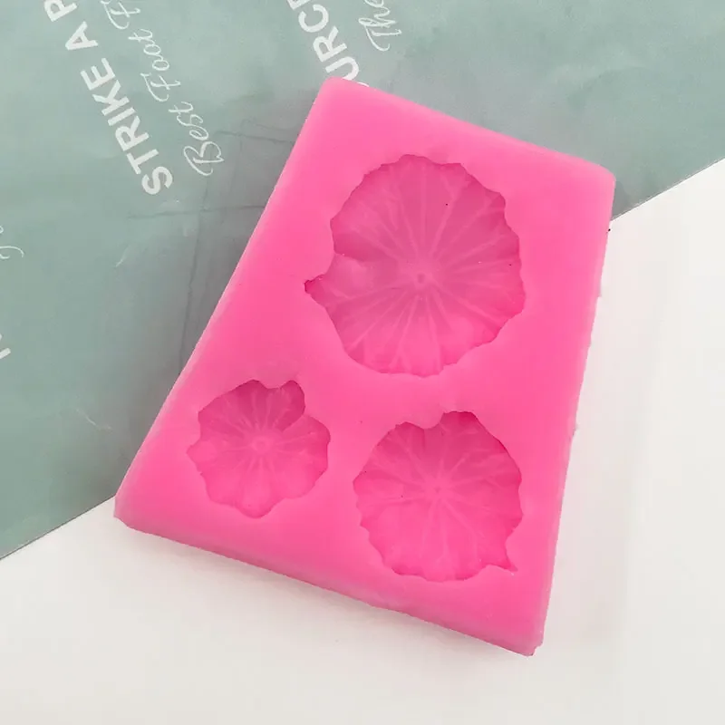 Lotus Leaf Silicone Mold Fudge Chocolate Cake Decoration Tool Kitchen Cooking Products Biscuit Clay Mold