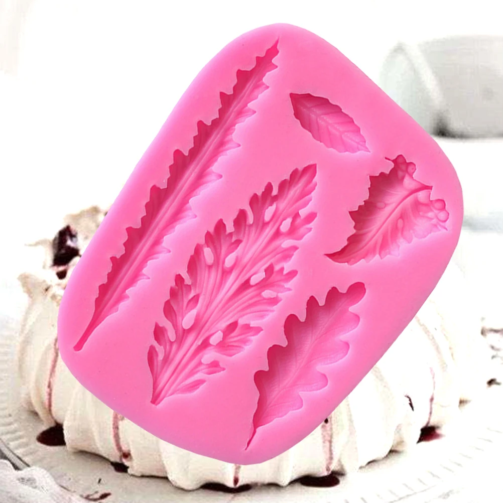 

leaves fondant mold leaves cake mold silicone baking mold silicone cake mold silicone fondant molds diy baking molds