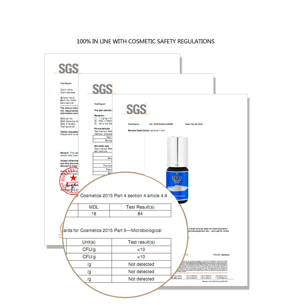 Korea Extension ciglia 0.5s tempo di asciugatura rapida ciglia SMHZP Silver Star Glue con Extension ciglia