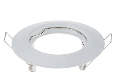 Teto moderno Habitação Spot Light Lamp, design simples, Metal Spotlight Fixture, LED Front Ring Saia, Gu10, Mr16