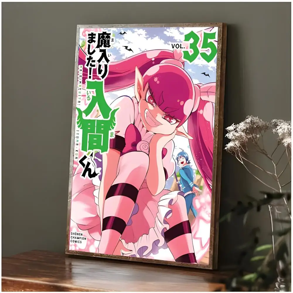manga shonen Welcome To Demon School! Iruma-kun Poster Modern Wall Art Bedroom Living Room Print Unframed