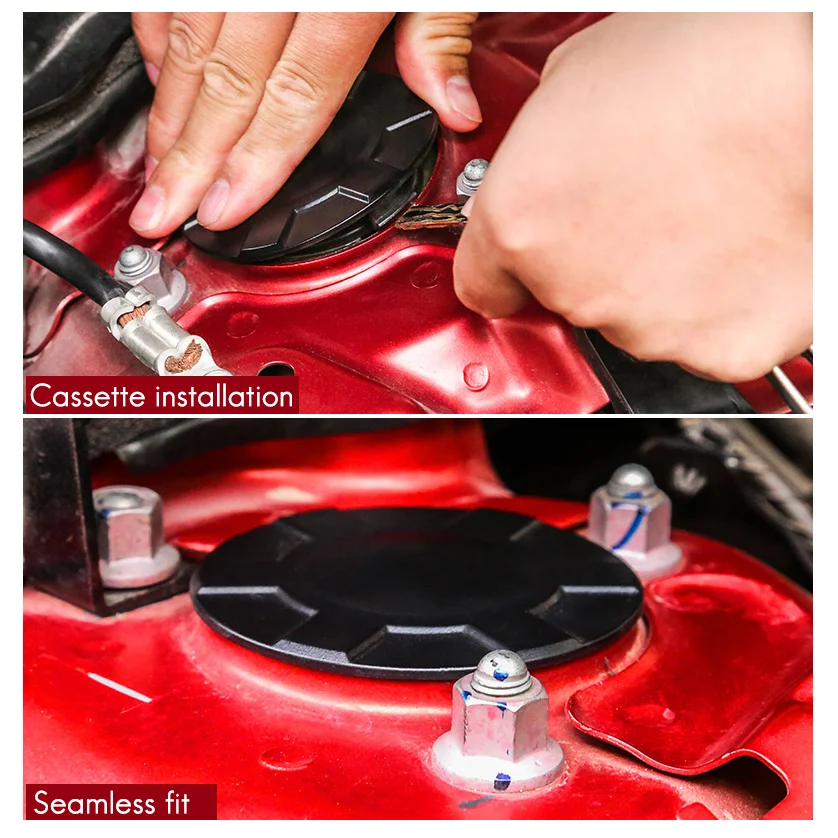 غطاء واقٍ لامتصاص صدمات السيارة ، غطاء غبار ، حماية من الغبار ، ديكور مازدا 3 أكسيلا واي واي ، 2 لولبي