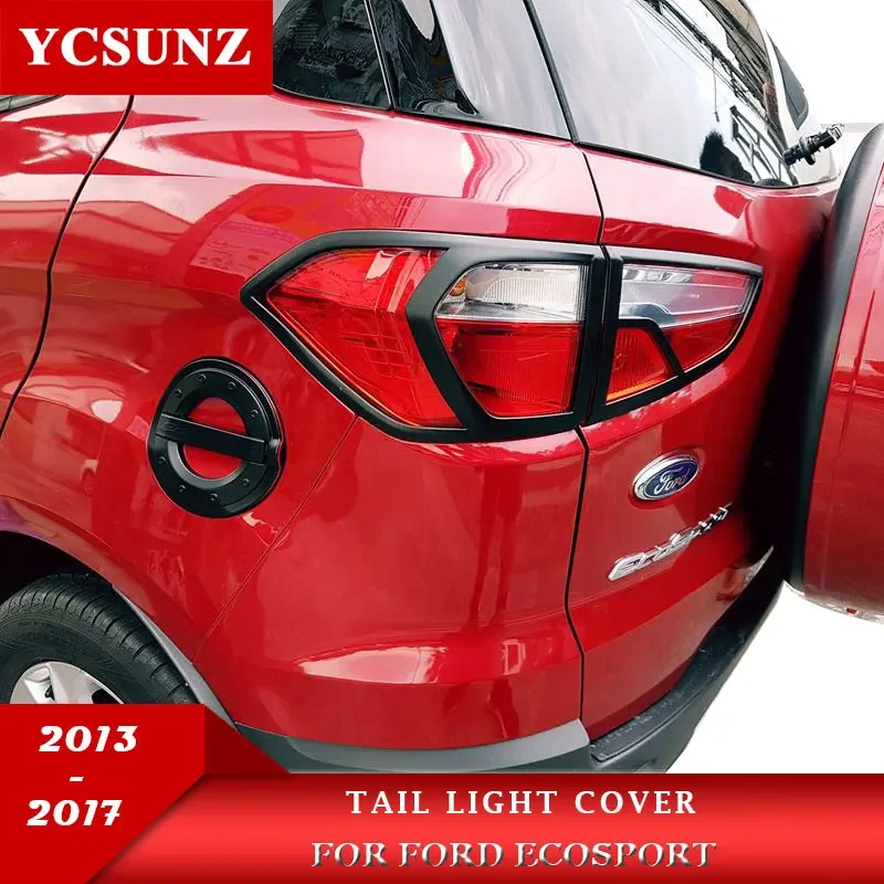 ABS Tail Light Cover For Ford Ecosport 2013 2014 2015 2016 2017 Rear Lamp Decoration Car Accessories