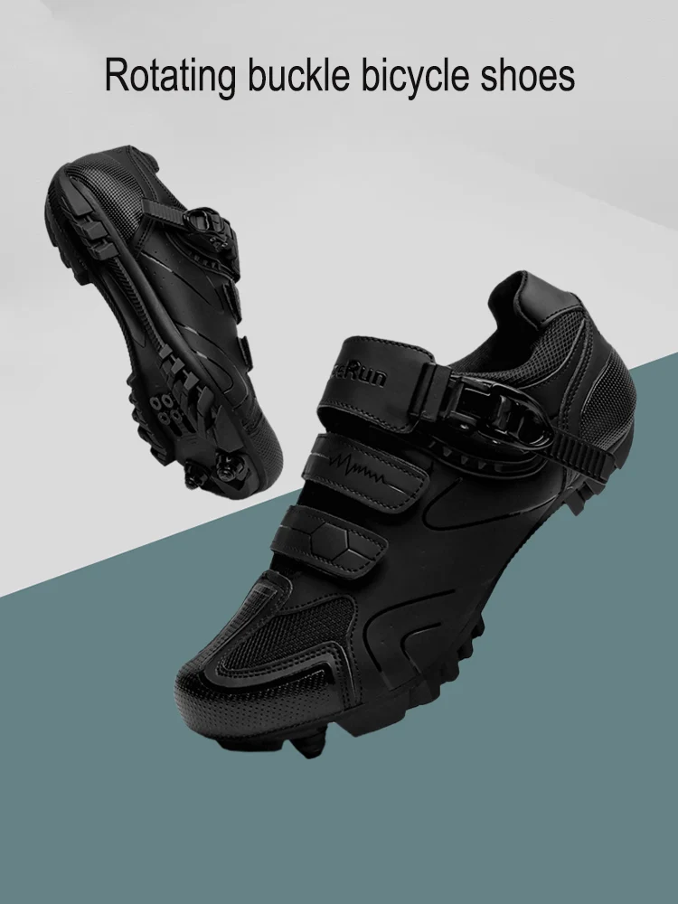 Neue Herren-Fahrradschuhe, praktische Damenschuhe mit doppelter drehbarer Schnalle, Rennradschuhe, Outdoor-Sport- und Freizeitschuhe – Detail 11