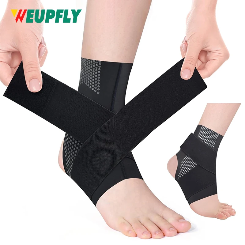 1Pcs Ankle Support for Ligament Damage, Plantar Fasciitis Support, Ankle Brace for Women & Men, with Compression Ankle Strap