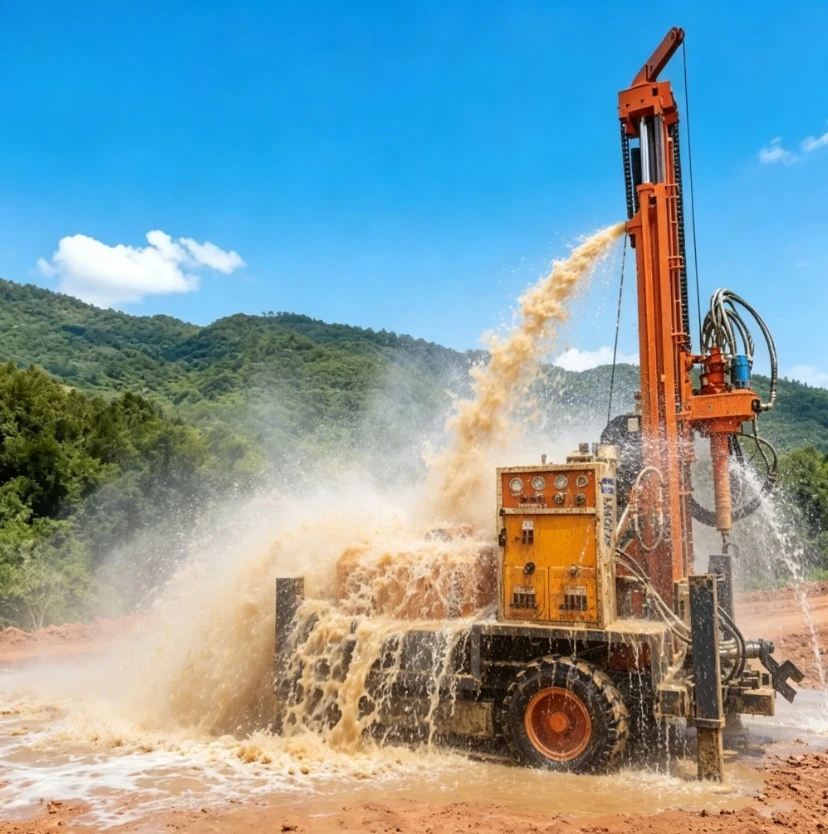 Customized 200m Depth Crawler Water Well Drilling Rig To Sale In Nigeria
