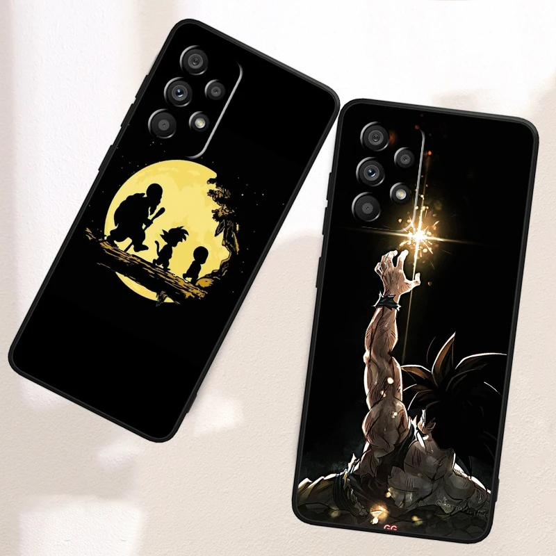 Art D-Dragon Ball Goku Cool For Samsung A53 A52 A33 A32 A51 A71 A21S A13 A73 A50 A22 A23 A03 A72 A54 A12 5G Black Phone Case