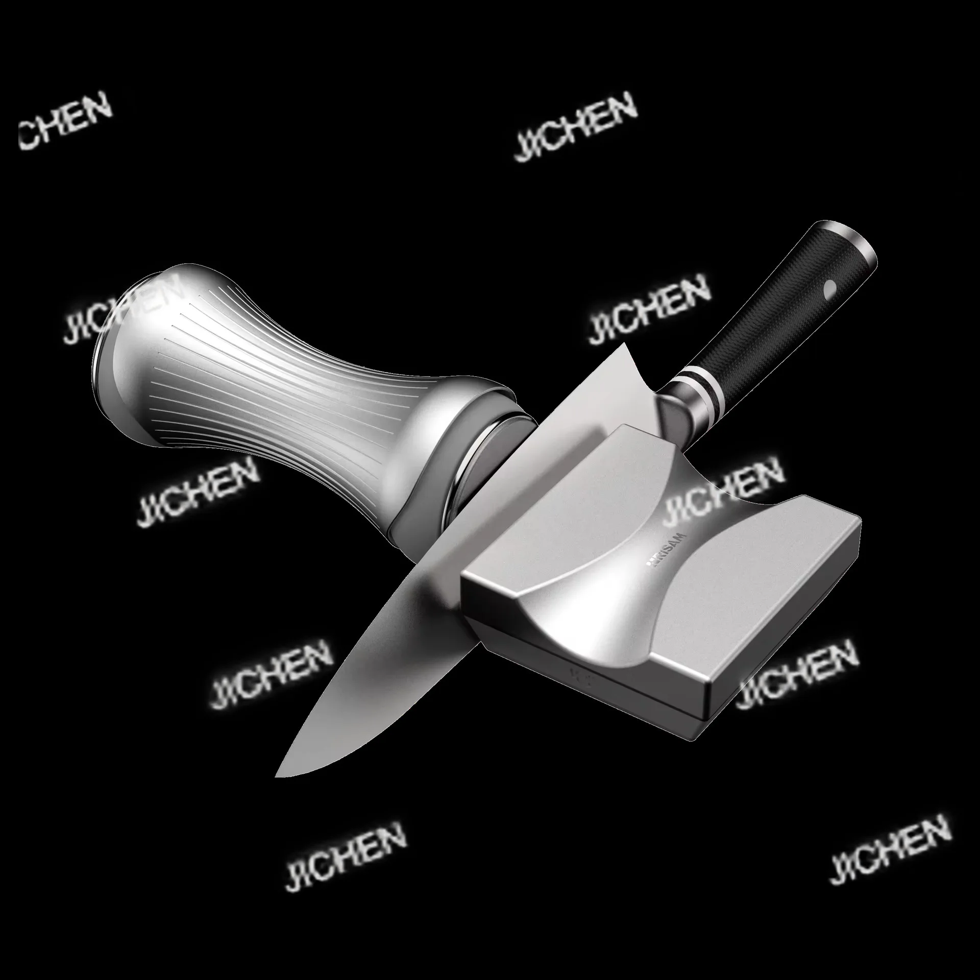 Aluminum Alloy 4 Angles UV Process Roller Sharpener Magnetic Attraction Base Sharpener Magnetic Attraction