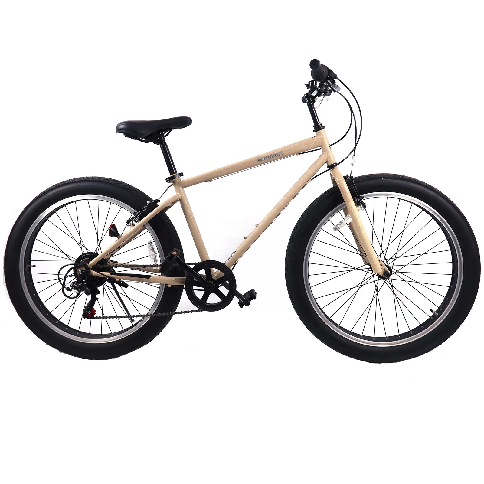 

26" Wide Wheel Mountain Bike Stylish Cool Fat Tire Bicycles Urban Recreational Bikes