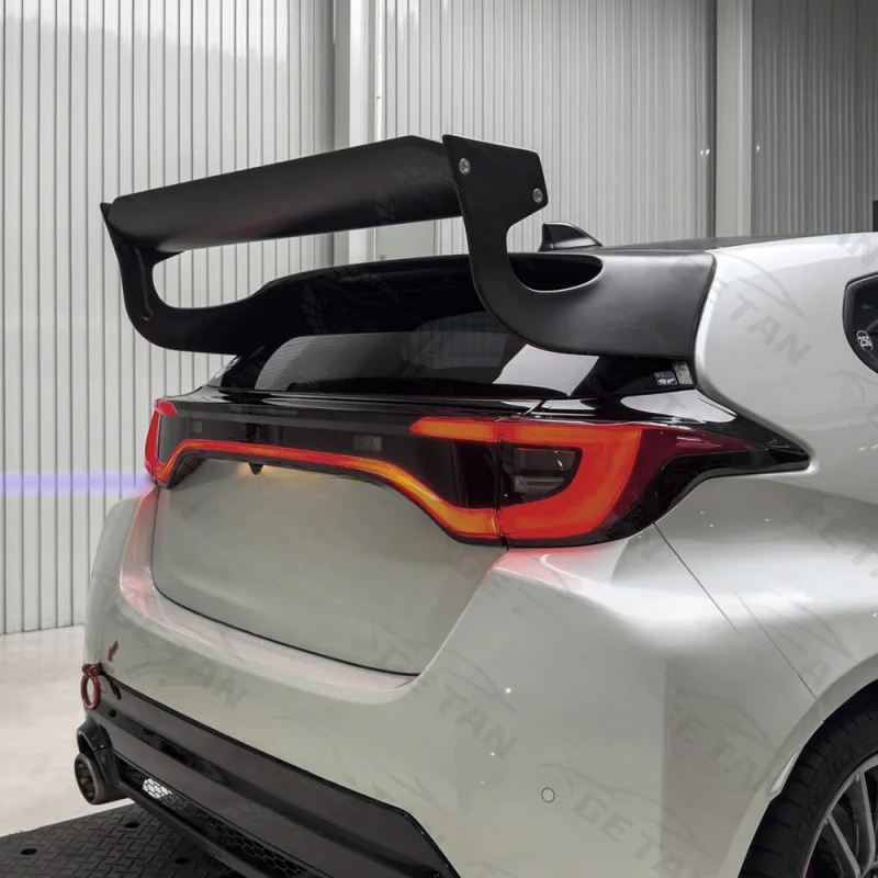 High Quality Matte Carbon Fiber Roof Rear Spoiler Body Kit Hatchback