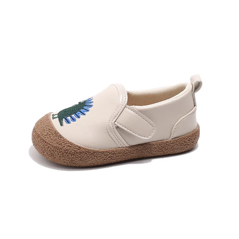 2024 Scarpe in pelle per bambini per ragazze Autunno Nuovo stile coreano alla moda Fondo morbido antiscivolo Versatile Chic Casual appartamenti