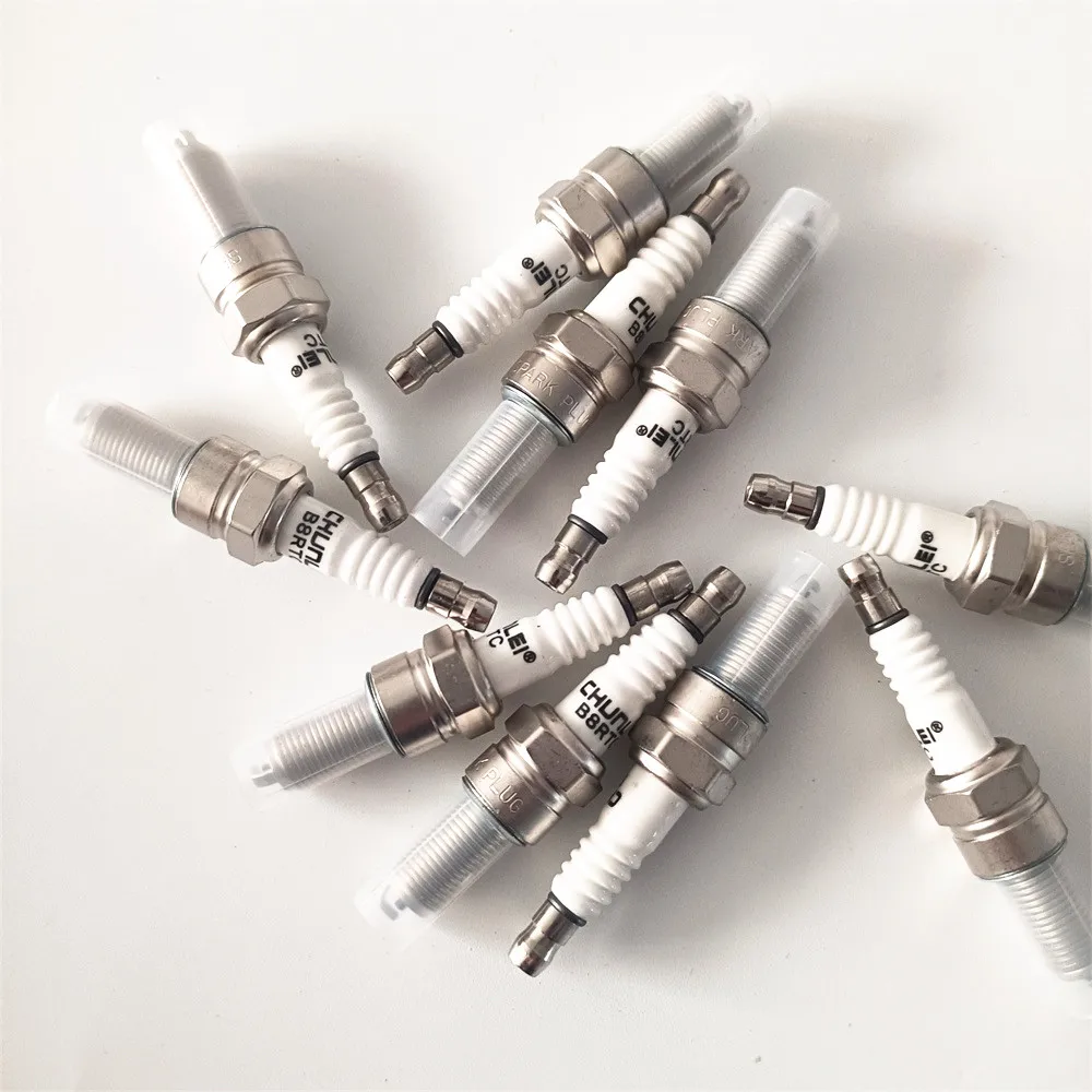 

10 pcs Motorcycle Standard Spark Plug (CR7E) B8RTC Engine Replacemnet for Dirt Bike Motocross ATV Go Kart Moped Scooter Quad