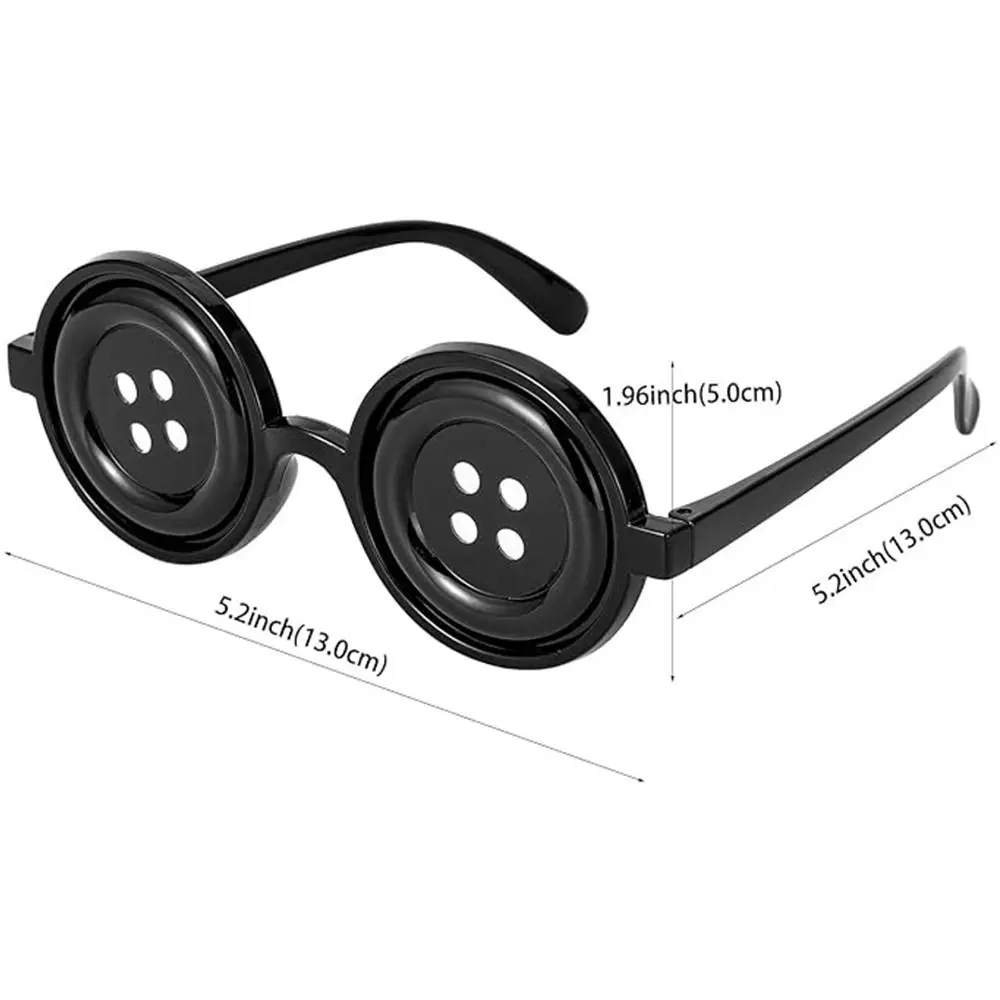 Funny Costume Accessory Button Eye Glasses Lightweight Party Favor Eyewear Eyewear Cosplay Resin Halloween Glasses kids
