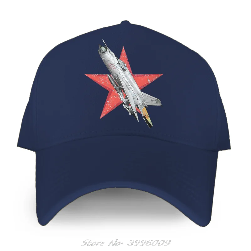 MIG 21 Vintage Soviet Russian Fighter Aircraft USSR Baseball Cap Peaked Cap Men's women Hat Panama Hat