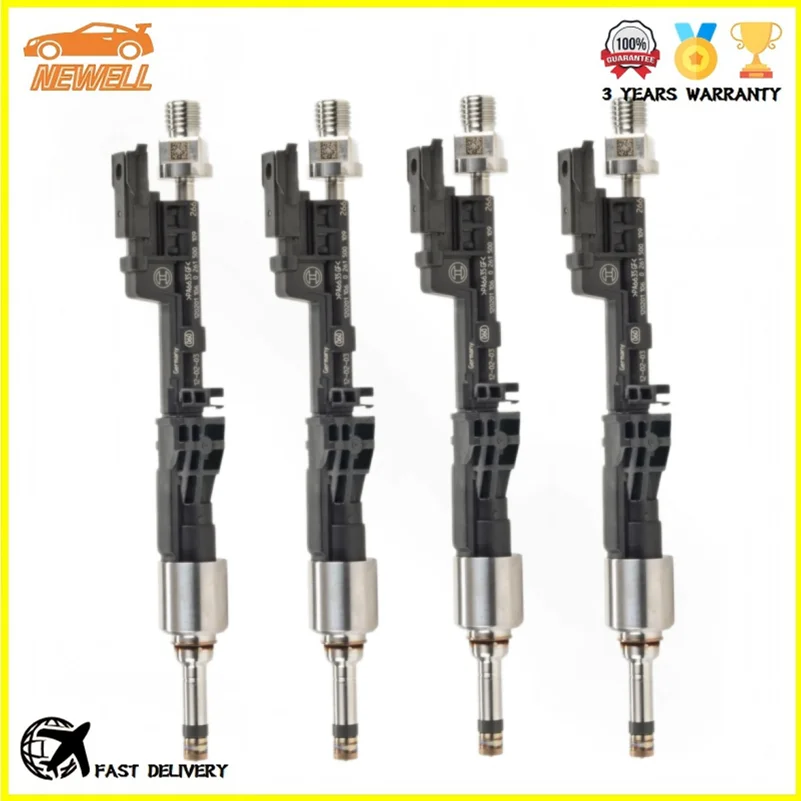 

4pcs 13647597870 0261500109 Fuel Injectors For BMW N20 N55 X6 X5 X3 X1 135i 320i 328i 335i 535i 528i 640i 740i 740Li 13537577649