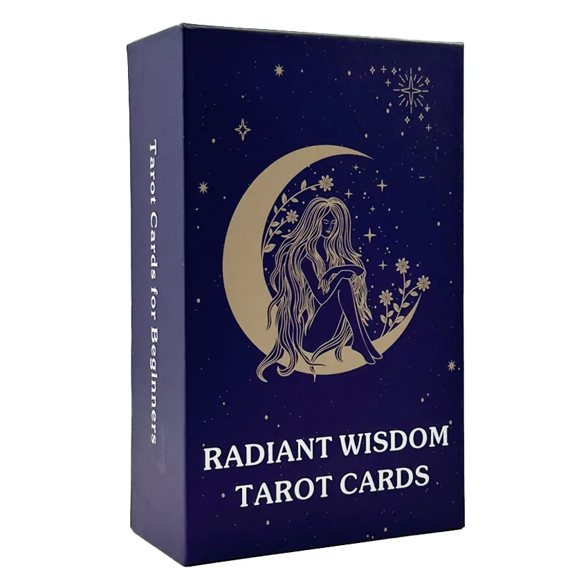 12x7 cm Radiant Wisdom Tarot Cards Games