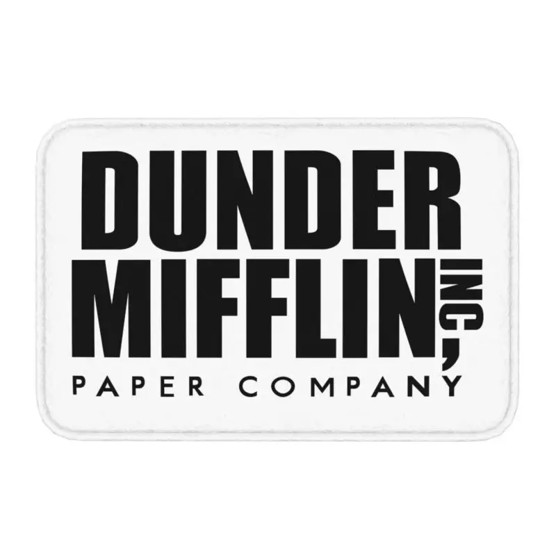 The Office TV Show Dunder Mifflin Paper Company Front Door Floor Entrance Mats Outdoor Bath Doormat Bedroom Carpet Rug Footpad