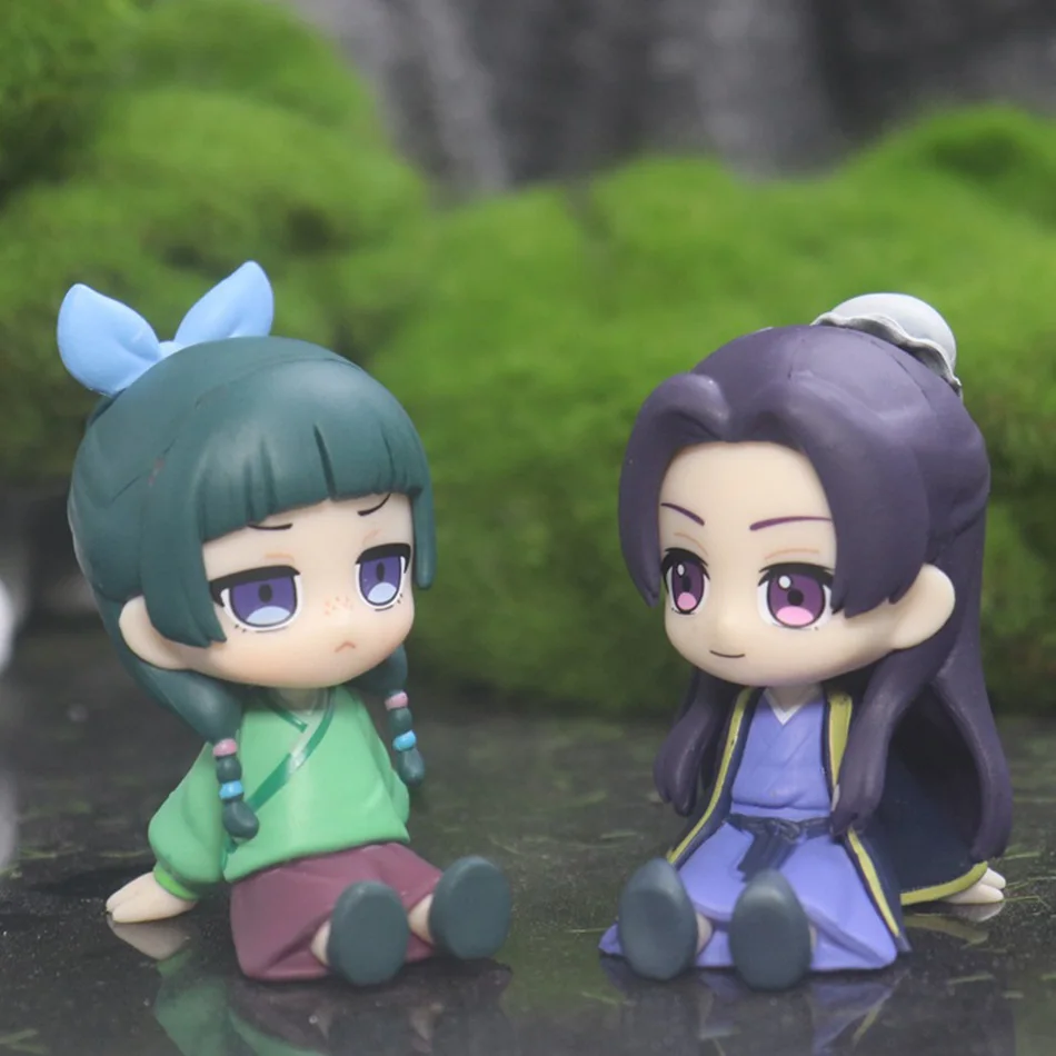 جديد يوميات صيدلية Maomao Jinshi شخصية صغيرة أنيمي محيط الجلوس اللعب سطح المكتب سيارة الحلي نموذج الهدايا