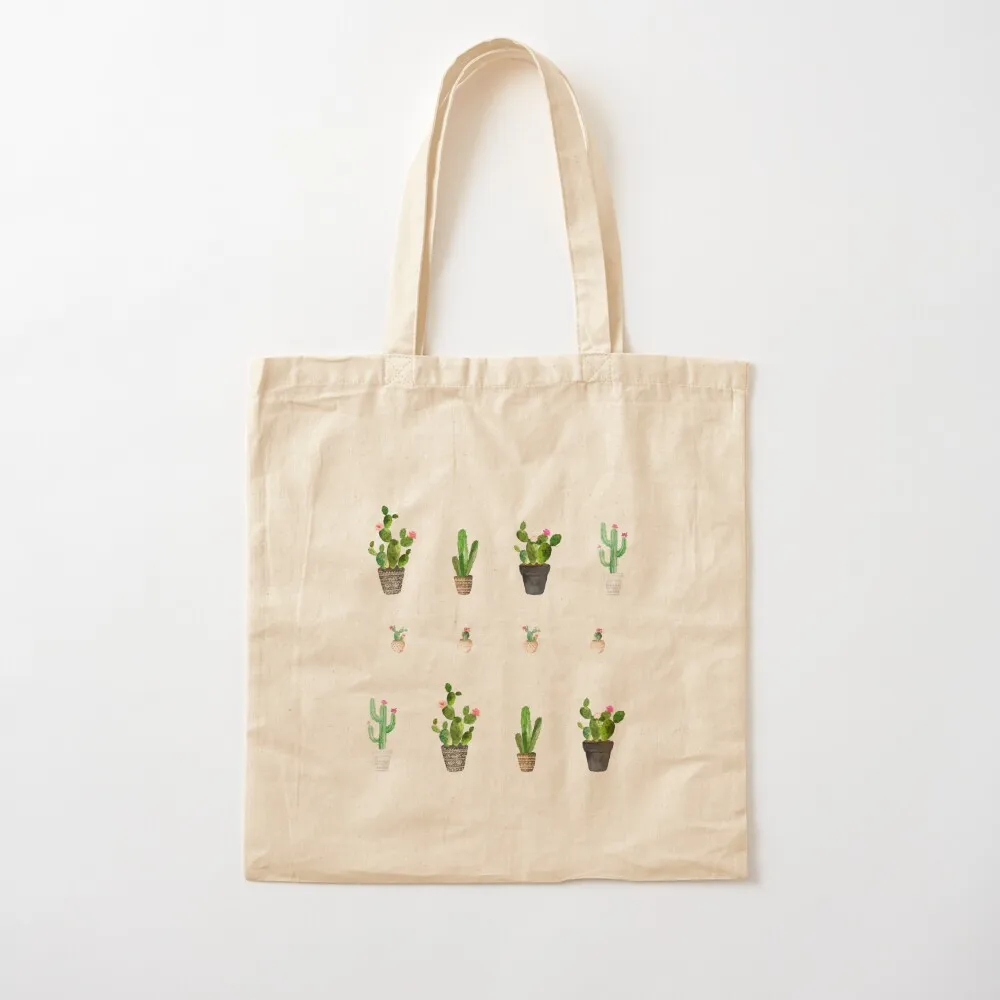 

Cactus Pattern Tote Bag shopping bag Canvas stote bag Shopper handbag Canvas Tote