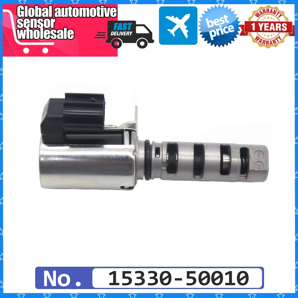 車のオイルコントロールバルブカムシャフト電磁弁-15330-50010-レクサス-gs400-gs430-gx470-ls400-トヨタ-4-ランナーランドセコイアタンドラ