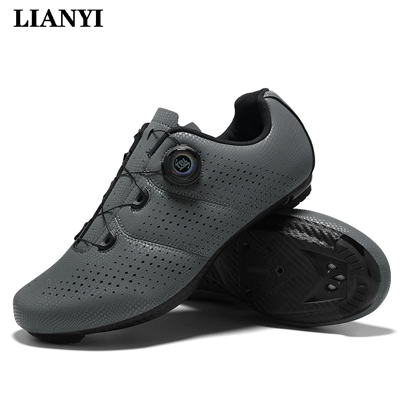 

LIANYI Men's Racing Clipless Cycling Shoes Outdoor Road Cycling Shoes Women's Mountain Bike SPD Clipless Shoes Sizes 36-47