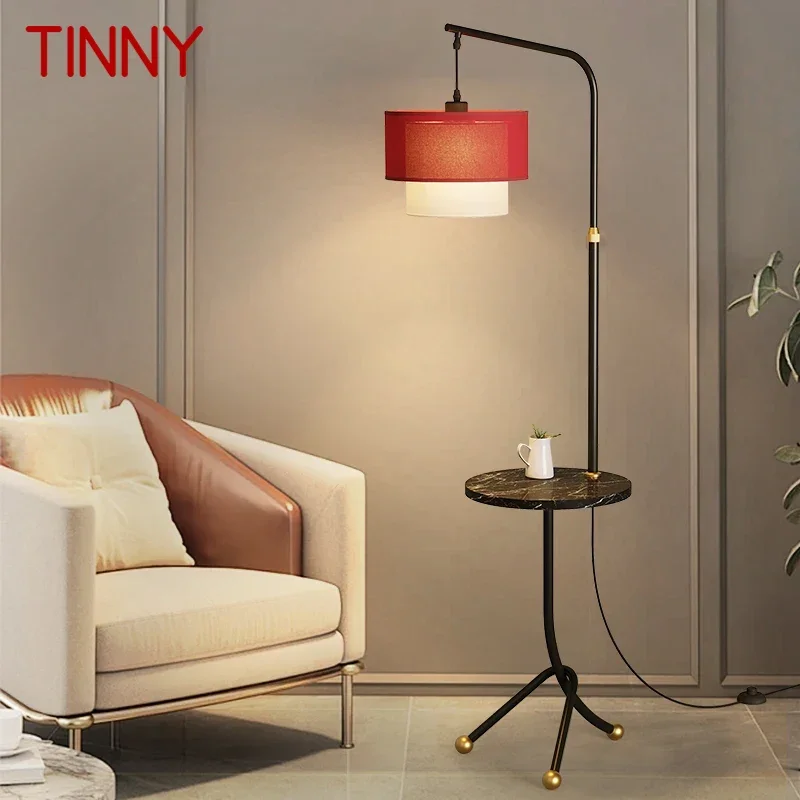 

TINNY Contemporary Floor Lamp Luxury Living Room Bedroom Study Villa Hotel LED Retro Creativity Decorative Standing Light