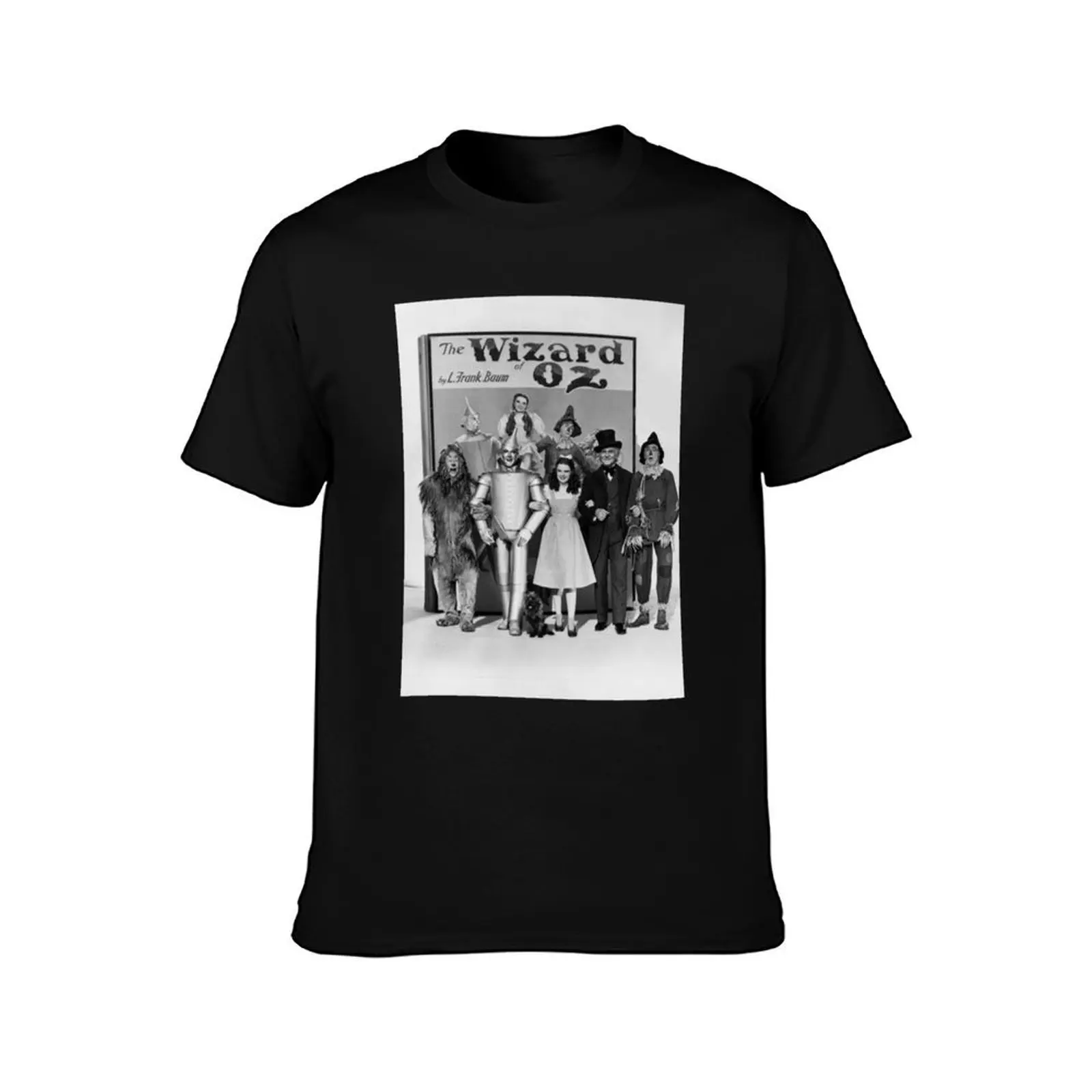 movie the wizard of oz 1939 T-Shirt Summer Casual Cotton Tee Oversized Streetwear Tops Vintage Graphic Print 100% Cotton