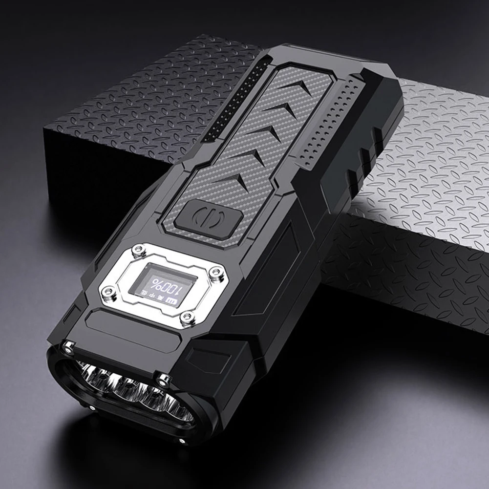 

Dual Light Source Rechargeable Flashlight Home Repair Outdoor Lighting Compact Design High Brightness Outdoor Camping Tool