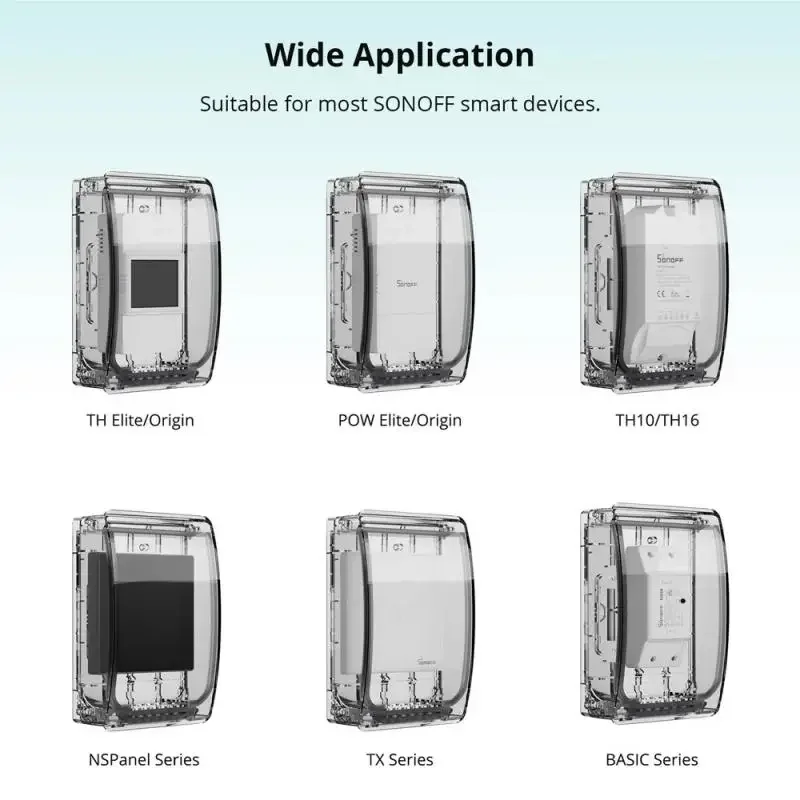 Waterproof Box R2 Water-resistant Shell Junction Box Compatible With BASIC/TH Elite/POW Elite/NSPanel Pro/M5/TX Series