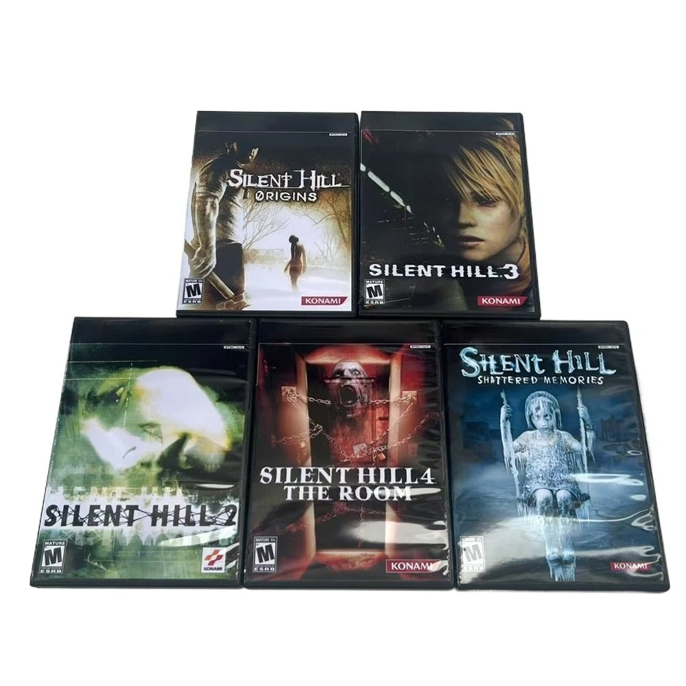 قرص حرق سلسلة PS2 Silent Hill مع قرص نسخ يدوي لفتح وحدة التحكم والسائق البصري لعبة فيديو ريترو قراءة CD الإصدار الأمريكي