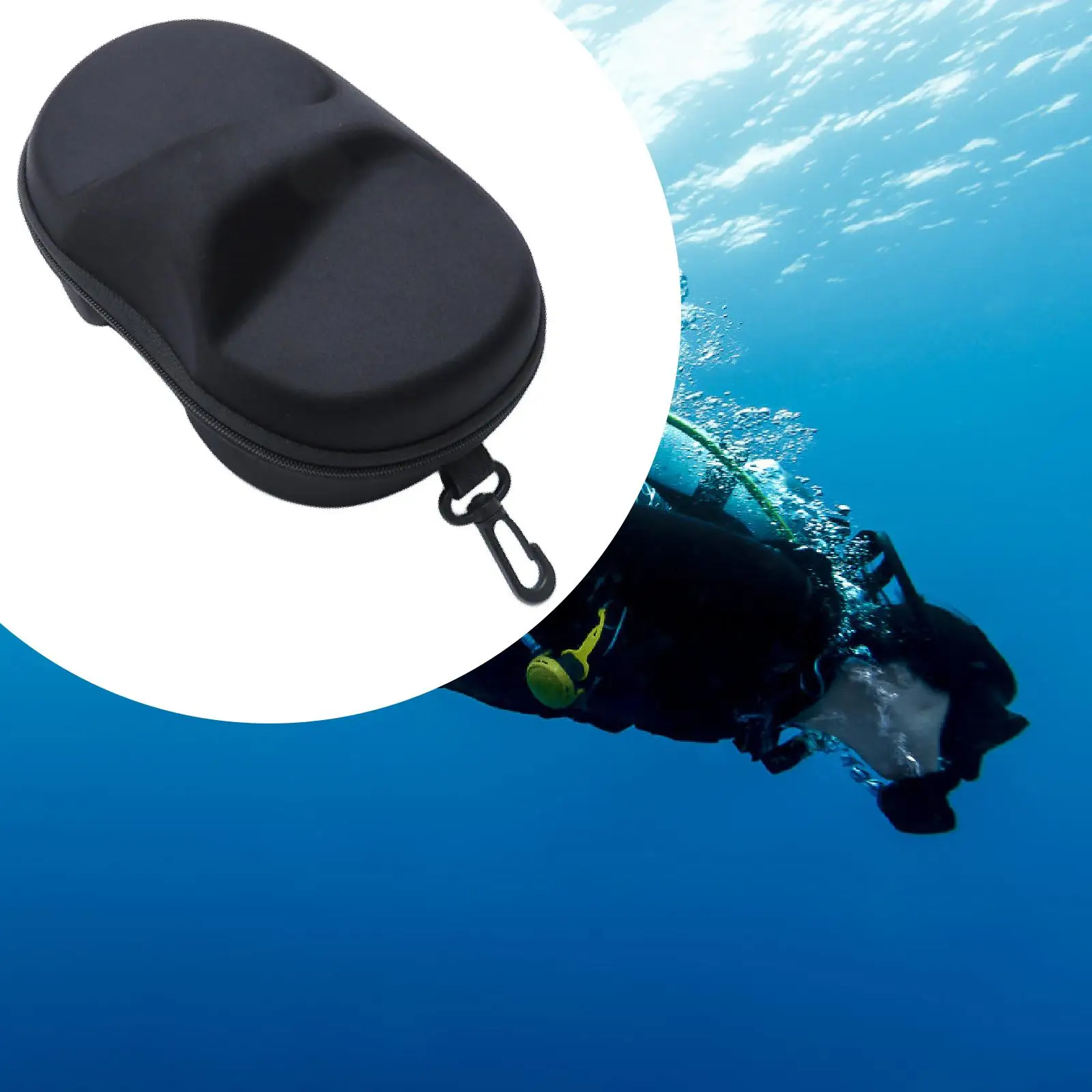 

Diving Mask Case Protective Container Universal Portable Scuba Mask Case