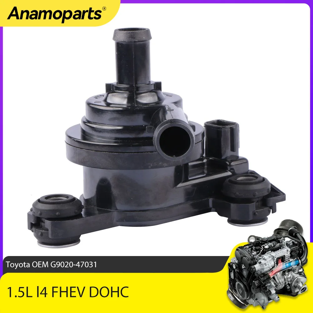 

Electric Inverter Water Pump fit 1.5 L l4 FULL HYBRID EV-GAS DOHC Naturally Aspirated For Toyota Prius 1.5L 04-09 G9020-47031