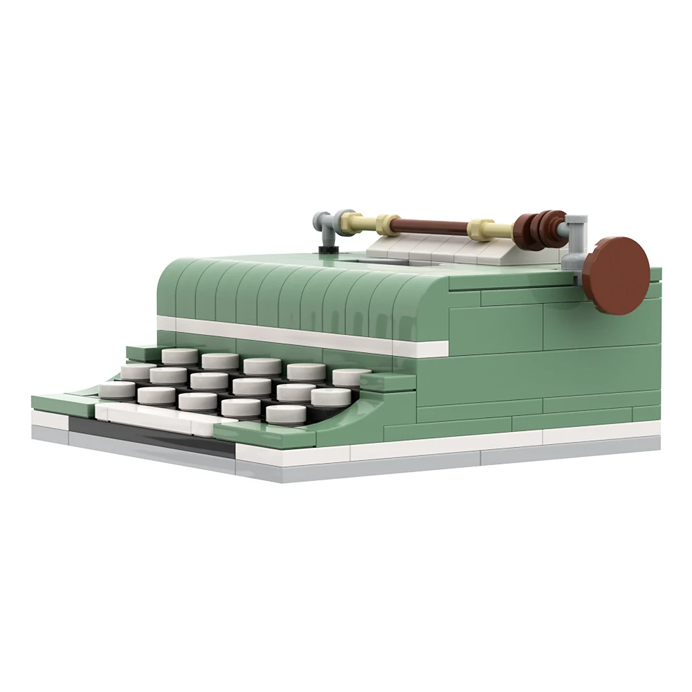 

Moc Mini Old-fashioned Typewriter Building Blocks
