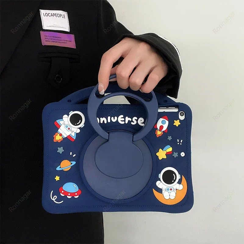 For Xiaomi Redmi Pad SE 11 2023 Case Soft Silicone Kids Stand Cover Xiaomi Redmi Pad Tablet 10.6inch Xiaomi 6 5 Case with Handle