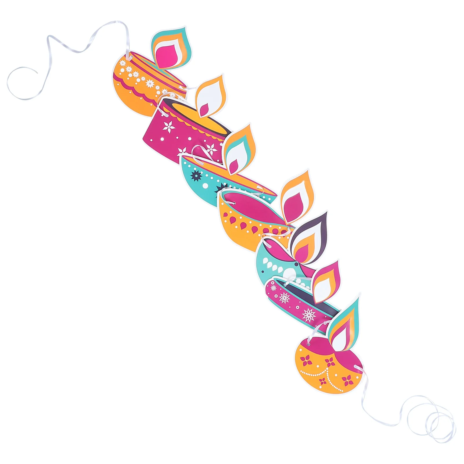 

1 Set Happy Diwali Banner Diwali Party Wall Ornament Happy Diwali Decoration Hanging Diwali Decoration Paper Diwali Garland