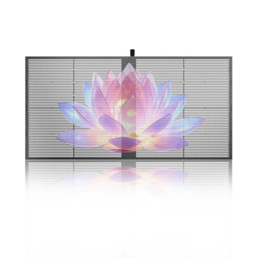 Transparent LED Screen 80% Transparency PP2.6-5.2 for Retail Store Window-CE Certified 5000cd Brightness & 3-Year Warranty