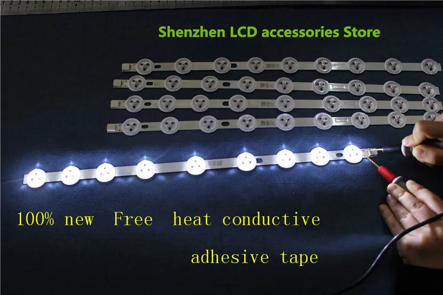 

355mm 3V LED Backlight Lamp strip ABC For 39''TV 39FLHY168D VES390UNDC-01 VES400UNDS-02 39FHD-CNOV LC-39LD145K