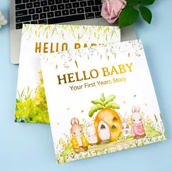 Baby Memory Book Hello Baby Keepsake Pregnancy Diary Cute Kid Record Growth First Year Milestone Journal Scrapbook Diy Album