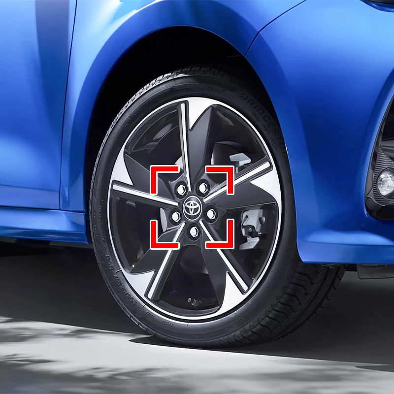 4 قطعة 56 مللي متر سيارة عجلة غطاء محور مركزي شارة لاصق للشعار لتويوتا كورولا هايلكس RAV4 C-HR أوريس يارس كروزر بريوس أيجو كامري