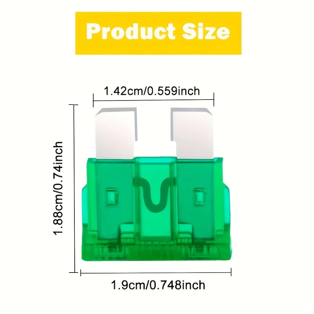 

Car Fuse Blade Fuse Kit Fuses Automatic Truck Blade The Fuse Insurance Insert Insurance of Xenon Piece Lights Auto Accessories