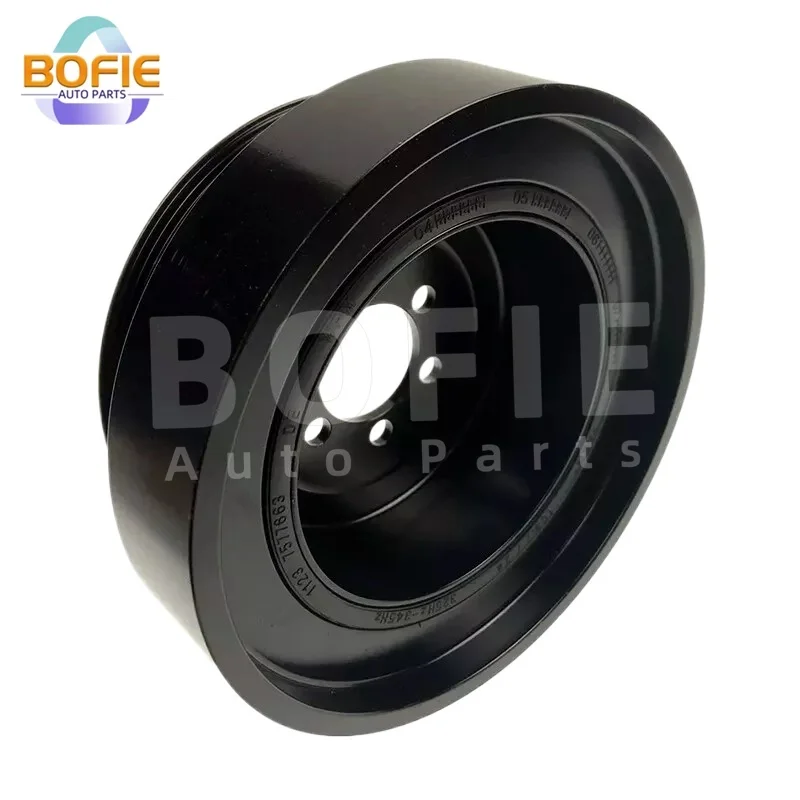 OEM 11237577663 Automobiles Car Engine Tensioner Crankshaft Pulley For BMW F10 F01 F02 X3 F25 523i 528i 730i