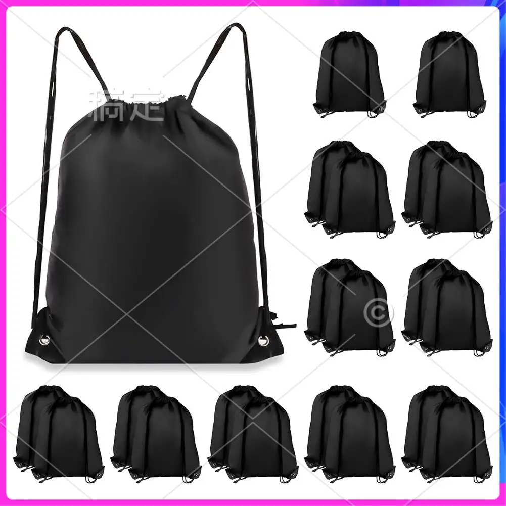 

AUU-20Pcs Drawstring Backpack Drawstring Bags, Draw String Back Bag For Sports, Gym, Travel, Swimming, Beach