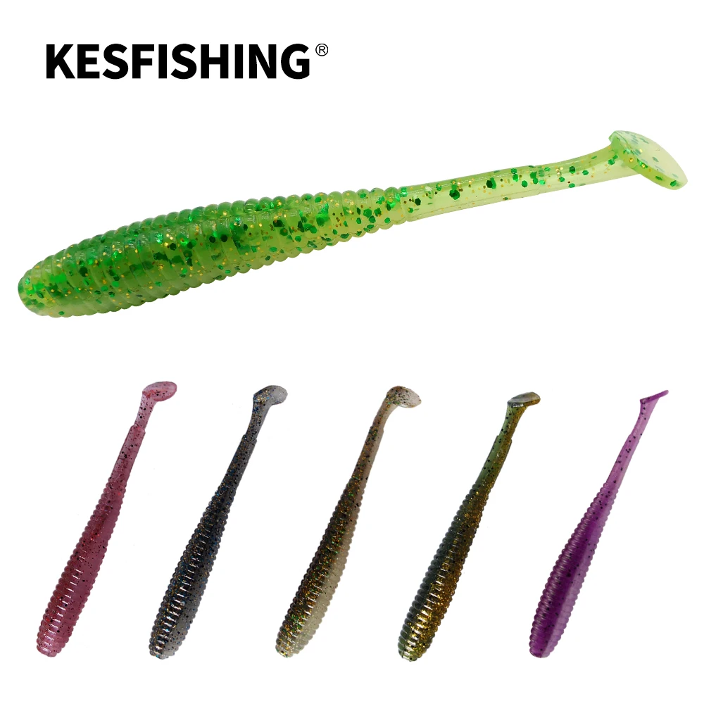 KESFISHING Soft Lure I Shad Tail 4.8