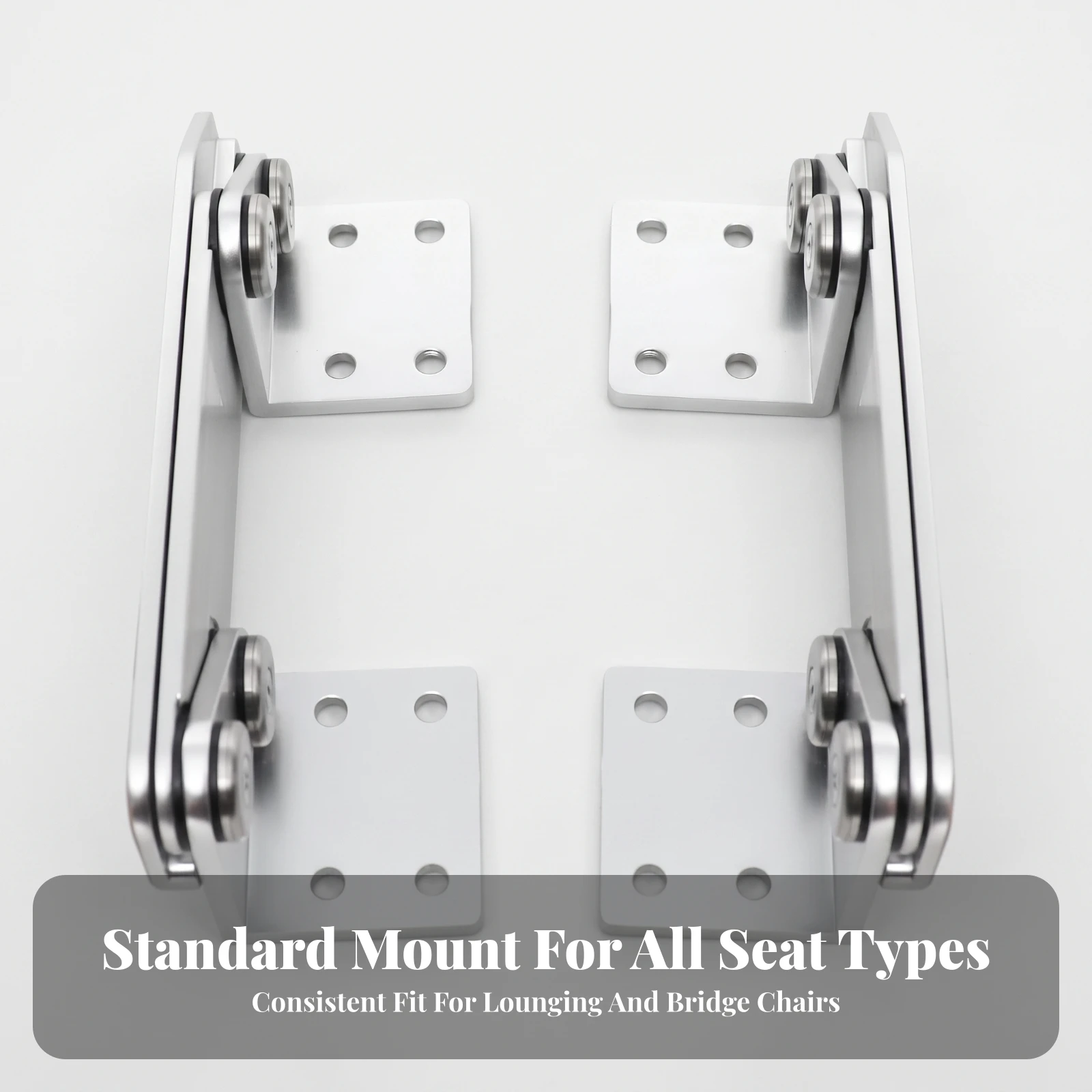 Yacht Seat Hinge Foldable Boat Seat Hinge Hardware Corrosion Resistant Space-Saving for Yachts, Boats