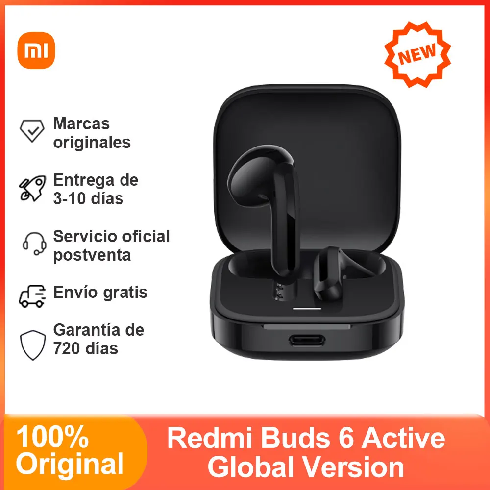 Xiaomi Redmi Buds 6 Active Wireless Bluetooth Earphone,BT5.4,Call Noise Reduction,Touch Control Long Endurance Wireless Earphone