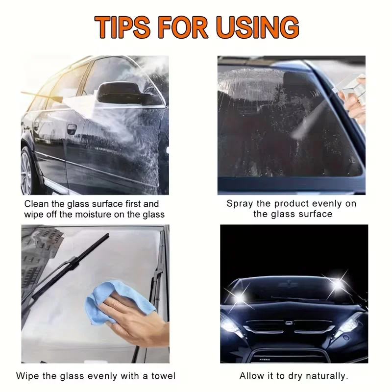 100ml Car Glass Fortify Hydrophobic Coating Spray by QIFENGHE